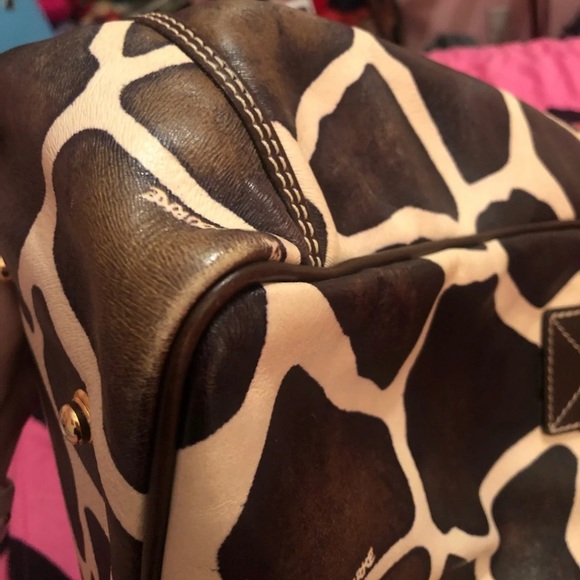 Dooney and bourke giraffe print handbag - Picture 6 of 7